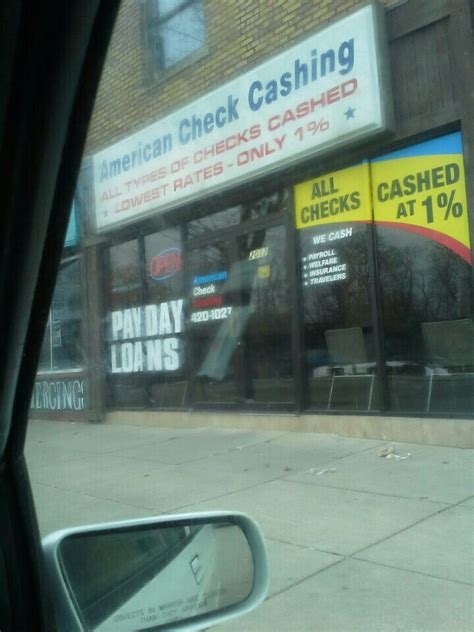 Check Cashing Fort Wayne